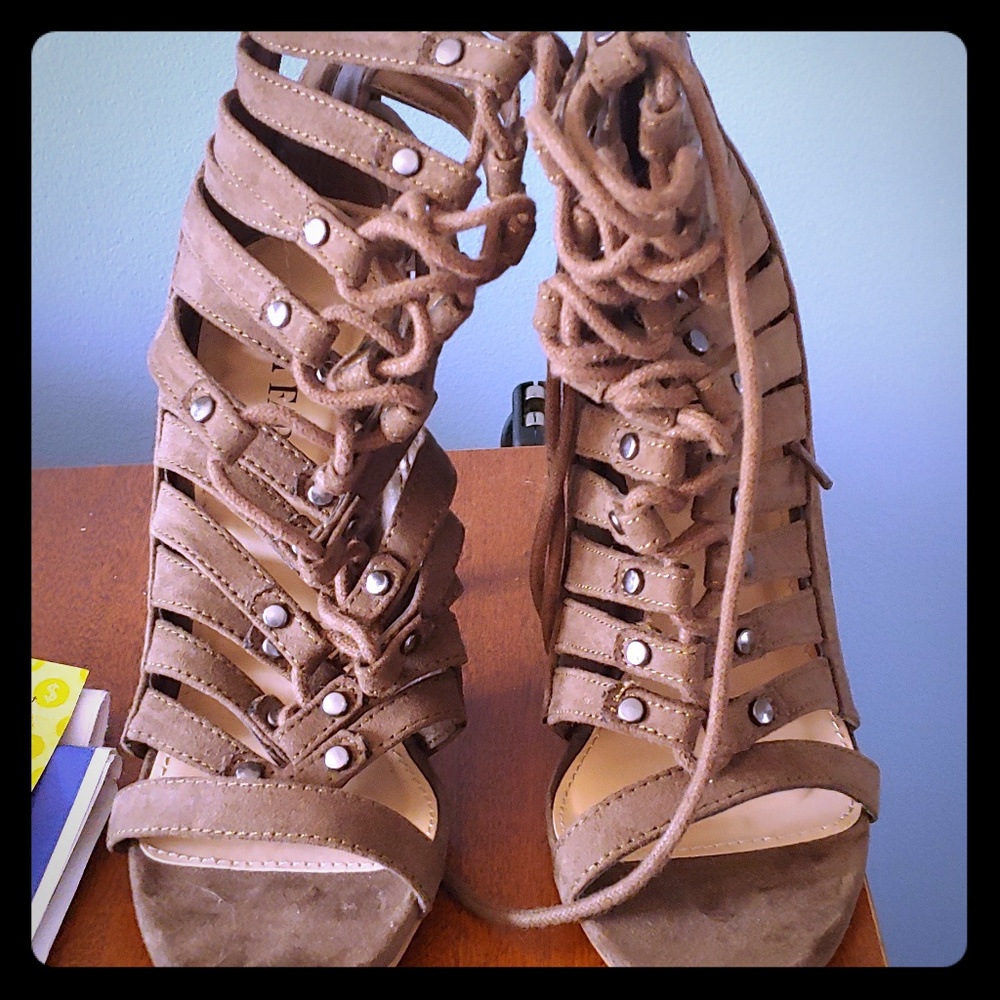 High heel open toe sandles
